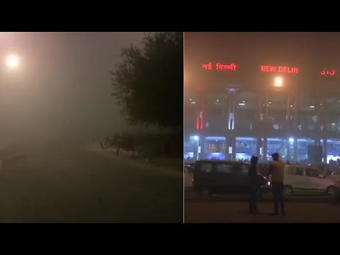 Watch | Heavy fog disrupts flight and train operations in the Capital