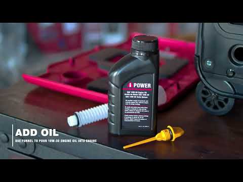 XOS2300i A iPower Gas Inverter Generator; Unbox, Prep and Start