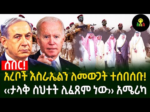 አረቦች እስራኤልን ለመውጋት ተሰበሰቡ! ‹‹ታላቅ ስህተት ሊፈጸም ነው›› አሜሪካ