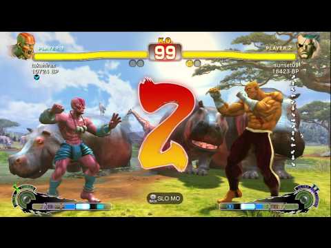 sunset01 [Sagat] vs takahirex [Dhalsim] SSF4 Japanese Online Ranked Matches - TRUE-HD