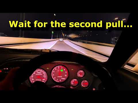 700hp Toyota Supra RZ - POV TOP SPEED