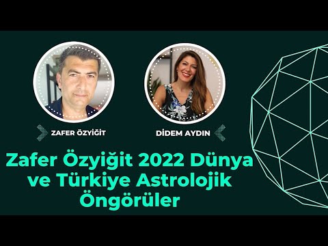 Zafer Özyiğit 2022 Dünya Ve Türkiye Astrolojik Öngörüler