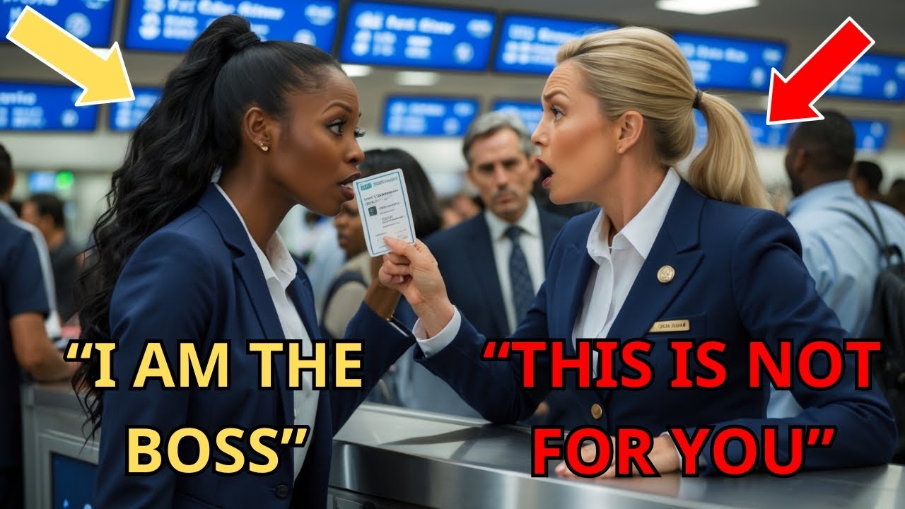 Black Woman Denied Her Seat—Until the Airline CEO Recognized Her as His Boss!