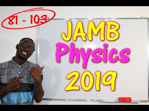 JAMB CBT Physics 2019 Past Questions 81 - 103