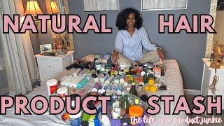 My Natural Hair Product Collection Is Out Of Control Again! 😬#ProductJunkie | Gabrielle Ishell