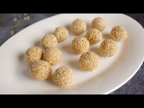 Sweet and Crunchy Sesame Seed Balls | Grand Recipe