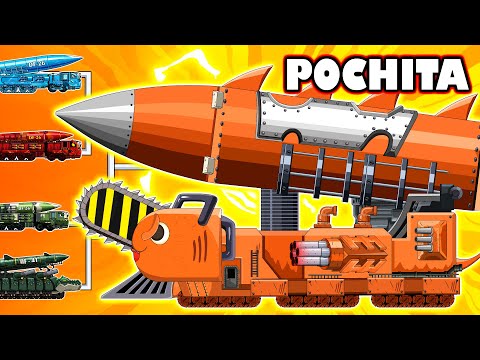 Transformers Tank :🚀  POCHITA Ballistic Missile  🚀 | Arena Tank Cartoon