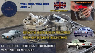 Wymiana uszczelki tłoka rozdzielacza paliwa KE-Jetronic Mercedes W124 R107