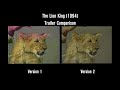 The Lion King 1994 Trailer Comparison