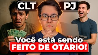 TRABALHAR na CLT ou PJ? A MAIOR BURRICE do POBRE!