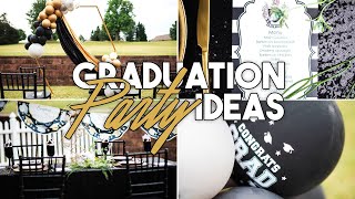 GRADUATION 2020 PARTY IDEAS| VIRTUAL GRADUATION PARTY| DIY BACKDROP + BALLOON GARLAND