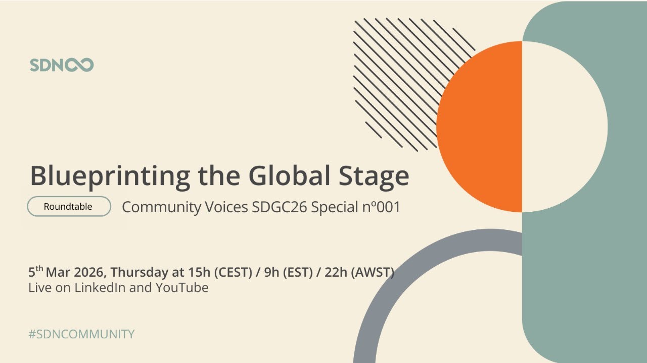 Blueprinting the Global Stage: Community Voices SDGC26 Special nº001