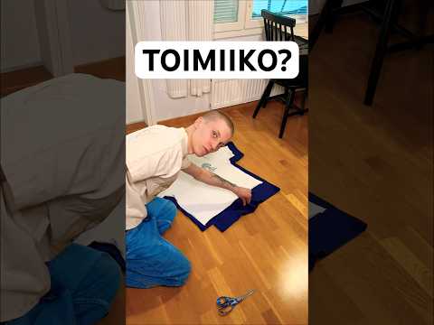 Leikkaan mun paidat SAKSILLA?!