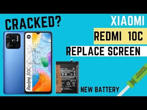 REDMI 10C repair tutorial / LCD Screen & Battery by CrocFIX