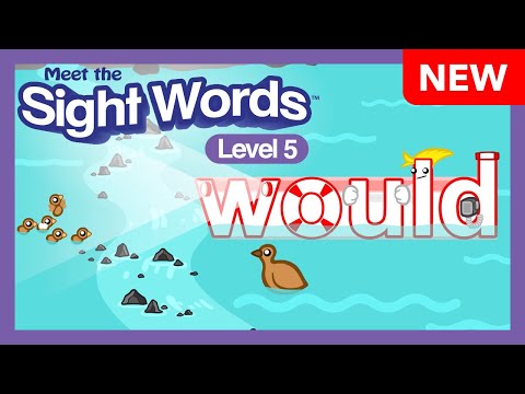 NEW! Meet the Sight Words Level 5 "would" | Preschool Prep Company