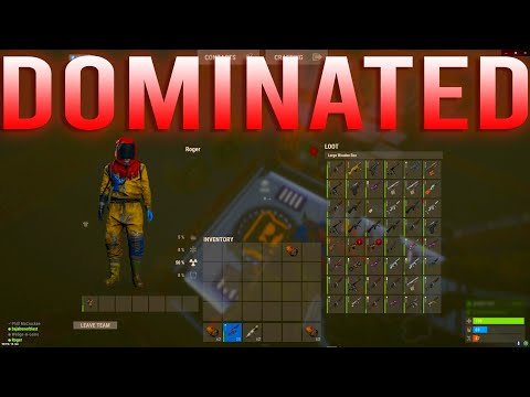 WE DOMINATED MONDAY WIPE ON A 500 POP SERVER - RUST