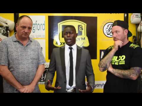 ERICK "THE EAGLE" OCHIENG SIGNS WITH STEVE GOODWIN - JULY 2016