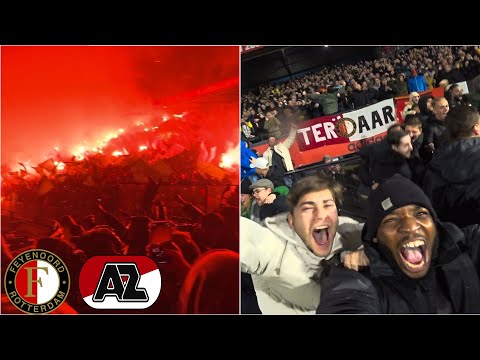 AMERICAN FAN EXPERIENCES FEYENOORD ATMOSPHERE VS AZ ALKMAAR