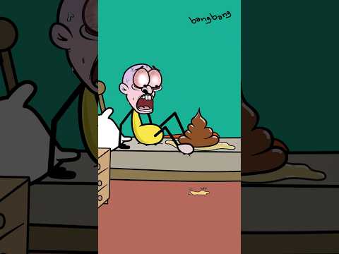 Pooped the Bed! 🤣 (Animation Meme) #shorts #funny