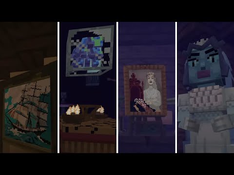 Minecraft: Walt Disney World DLC - Haunted Mansion Ride Gameplay