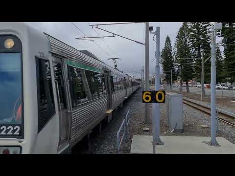 [RARE] Transperth A-Series 8 Car at Fremantle [broken]08-22-42-18 Arriving