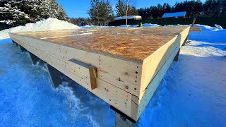We built the most affordable frame house Step by step construction process!!!