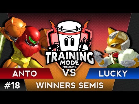 TMT 18 - Anto (Samus) VS Selfess|Lucky (Fox) - SSBM Winners Semis - Smash Melee