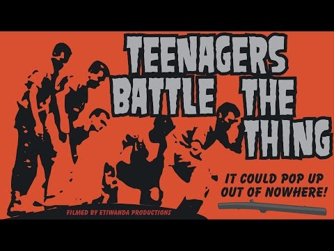 Teenagers Battle The Thing (horror movie, 1958) complete