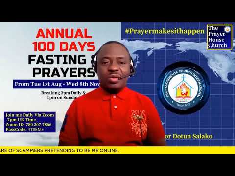 The Midnight Prayers - Pastor Dotun Salako (Tuesday 15th Aug 2023)