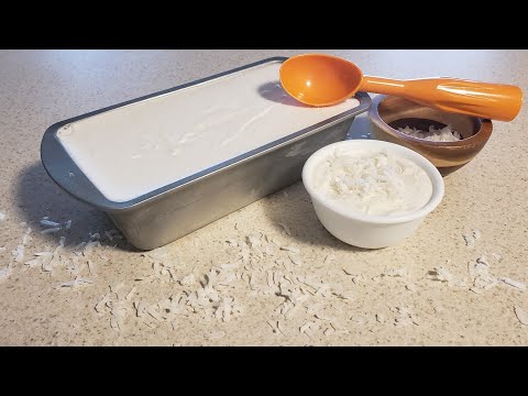 COCONUT ICE CREAM (WITHOUT USING THE ICE CREAM MACHINE)
