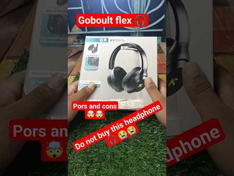 Thumbnail for Goboult flex 🎧headphone unboxing and full review । #headphones #overhead #unboxing #fullreview
