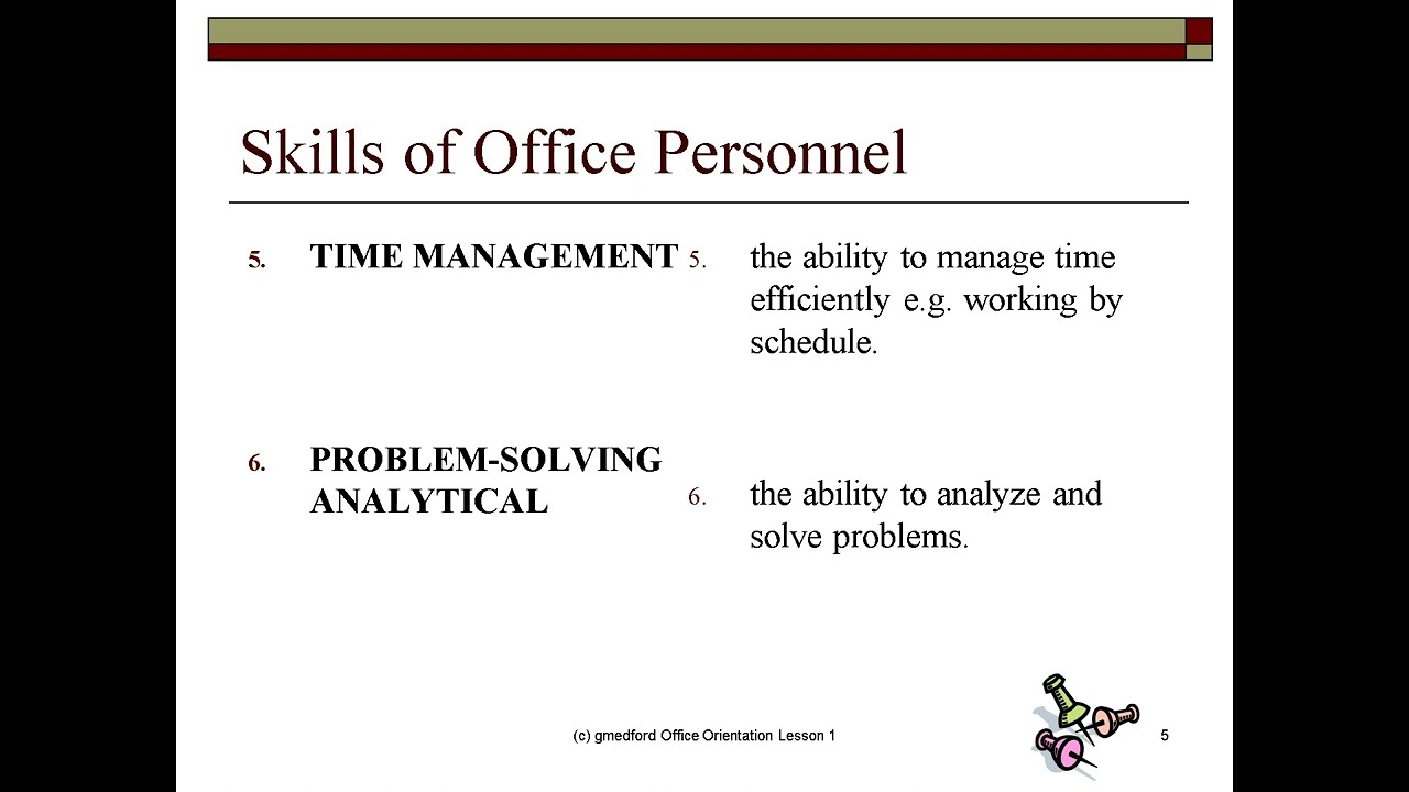 Office Administration - Office Orientation (Part 5)