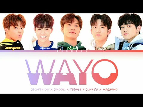 (TREASURE) JEONGWOO X JIHOON X YEDAM X JUNKYU X MASHIHO - WAYO (왜요) (COLOR CODED LYRICS HAN-ROM-ENG)