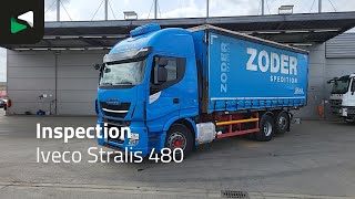IVECO Stralis 480 6X2 BDF Curtainsider Full Air Retarder Lift-Axle Aut container chassis | Image 4 - Autoline
