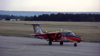 preview picture of video 'Take-off Mirage 2000 & Passage Solo Display SAAB 105'