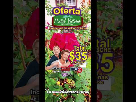Hostal Victoria Volcán 6795-8120 y 771-5678Habitación 1 ó 2 personas $35 #visitpanama #chiriqui
