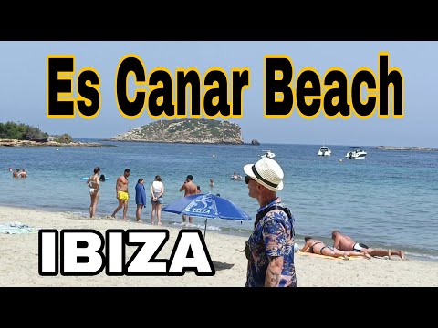 Es Canar Beach Walk Tour: Amazingly Beautiful Beach In IBIZA:Top Tourist Holiday Destination🏝️❤️👍