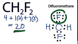 CH2F2 Lewis Structure - How to Draw the Lewis Structure for CH2F2