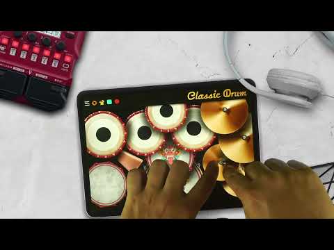 Classic Drum: play drums Video