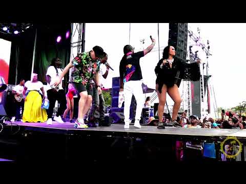 Lil Rick & The Bajan Delegation At Miami Carnival 2023 Concert