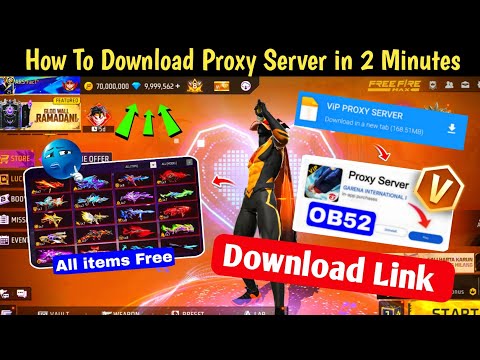 New V-ViP Proxy ☠️🔥 How To Download Proxy Server Free Fire