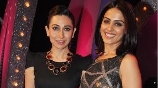 Karishma kapoor & Genelia D'Souza at The Grand Finale of "Lux The Chosen One"