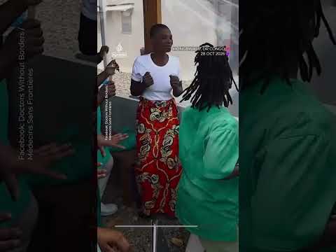 Incredible celebrations as last patient leaves a DRC Ebola centre | AJ #shorts