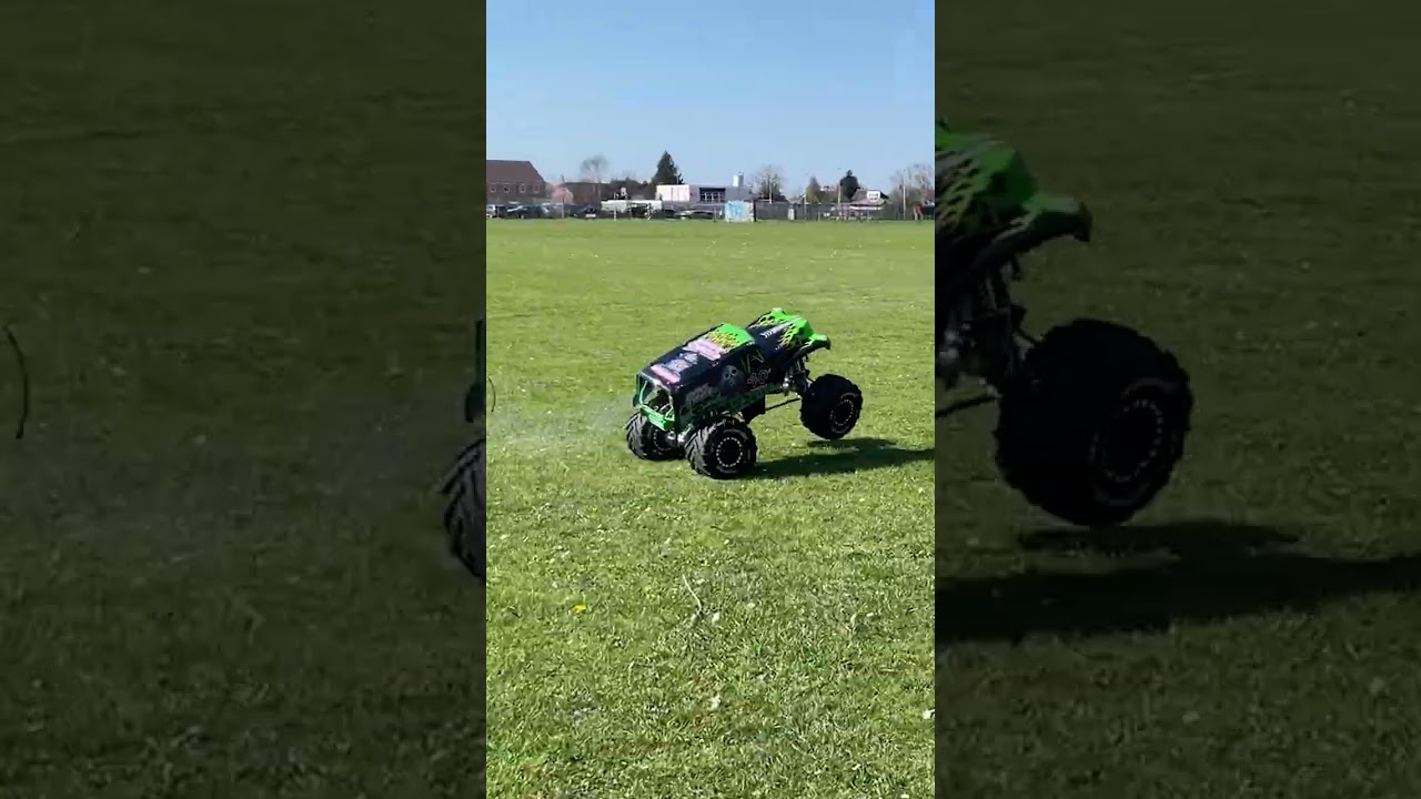 Worlds Biggest RC Car power wheelie