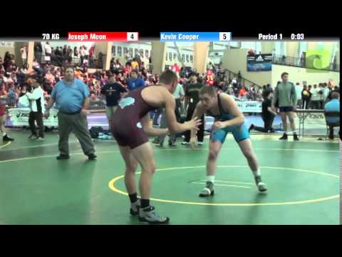 Men`s Freestyle 70 KG Joseph Moon vs. Kevin Cooper