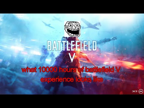 what a 1000 hours of battlefield V looks like :)