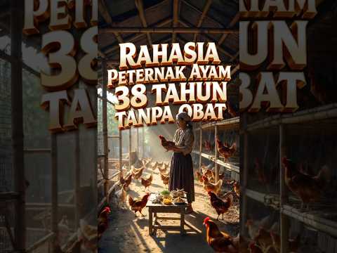 Rahasia Peternak 38 Tahun: Ayam Sehat Tanpa Obat Toko #reels #farming #pertanian #ayam #faktaunik