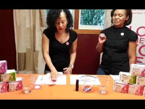Protect the V! Live Hot Pink Demo to show what's in Pads!!