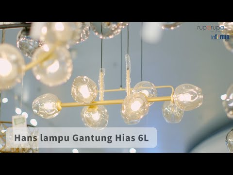 Gambar Informa Hans Lampu Gantung Hias 6L - Amber