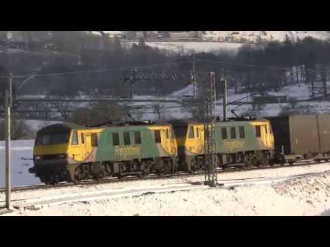 66422 & 88005 6K27  & 90045 & 90049 4S44 at Greenholme. 30/01/19.